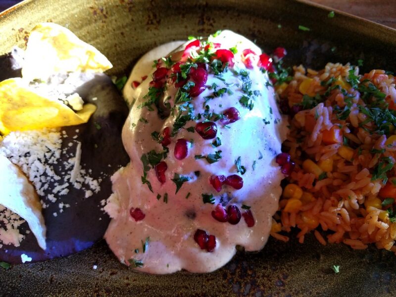 Chicken Rajas con Crema Skillet