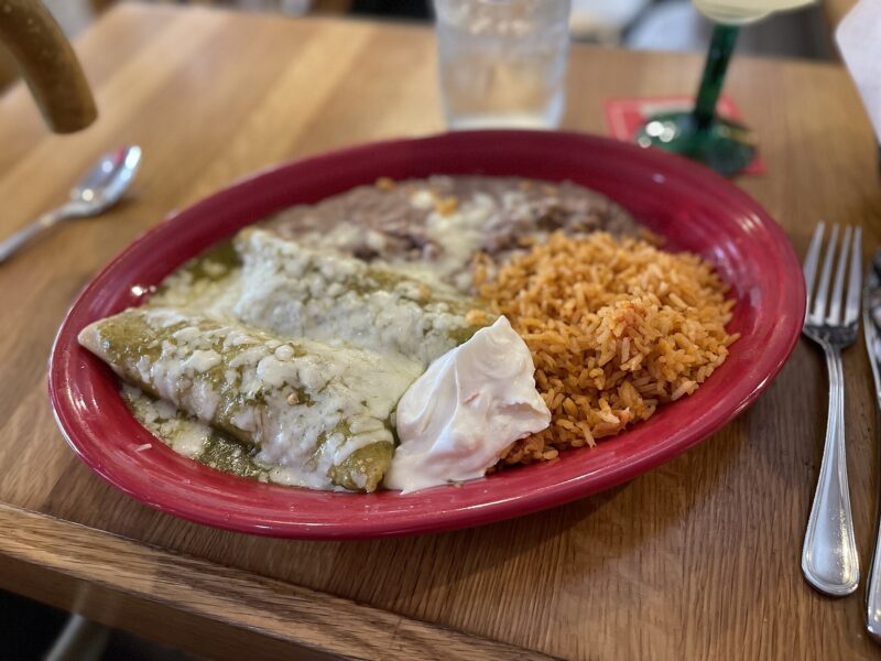 Skillet Chicken Enchilada Rice