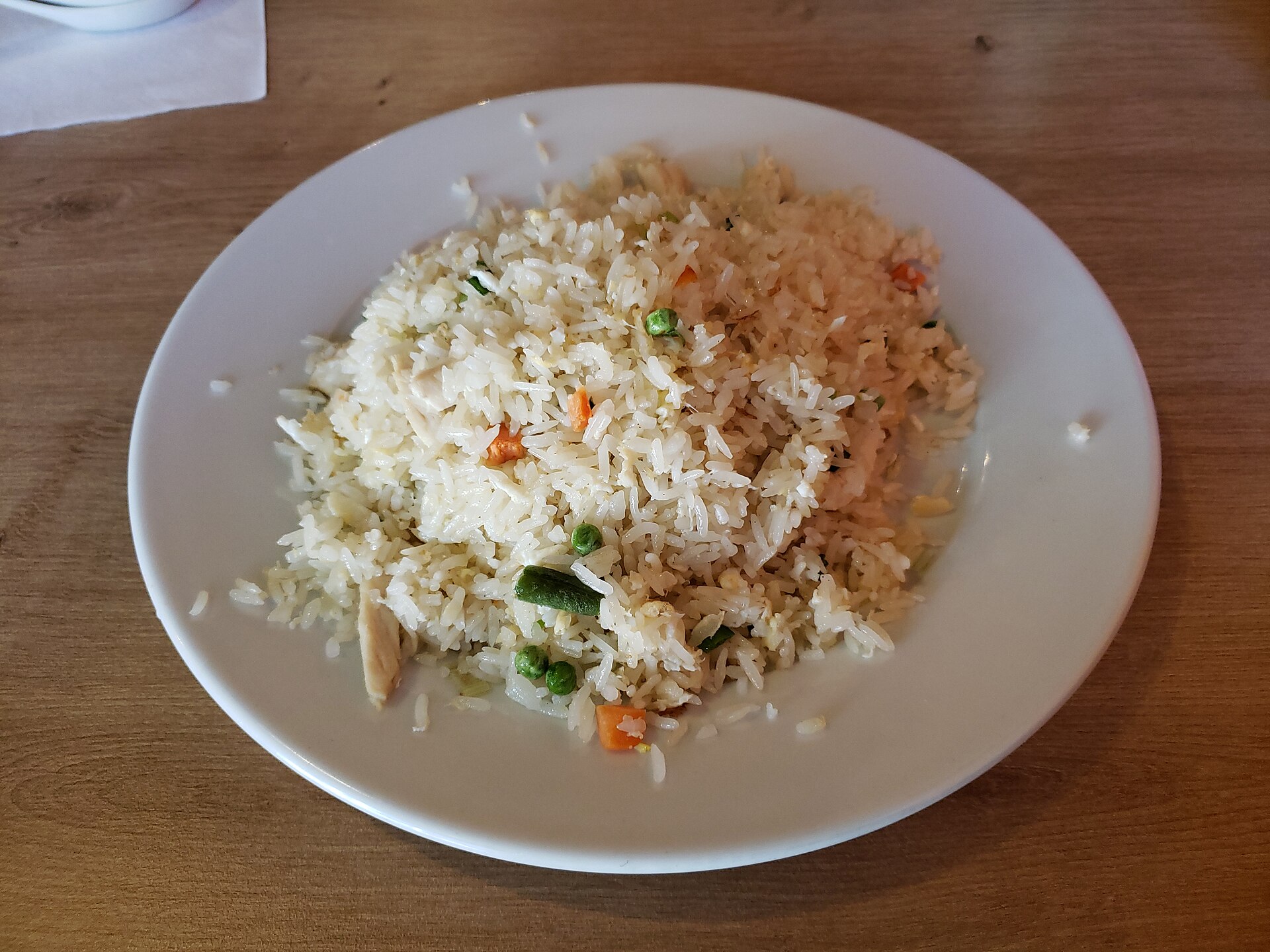 Garlic Ginger Chicken Fried Rice
