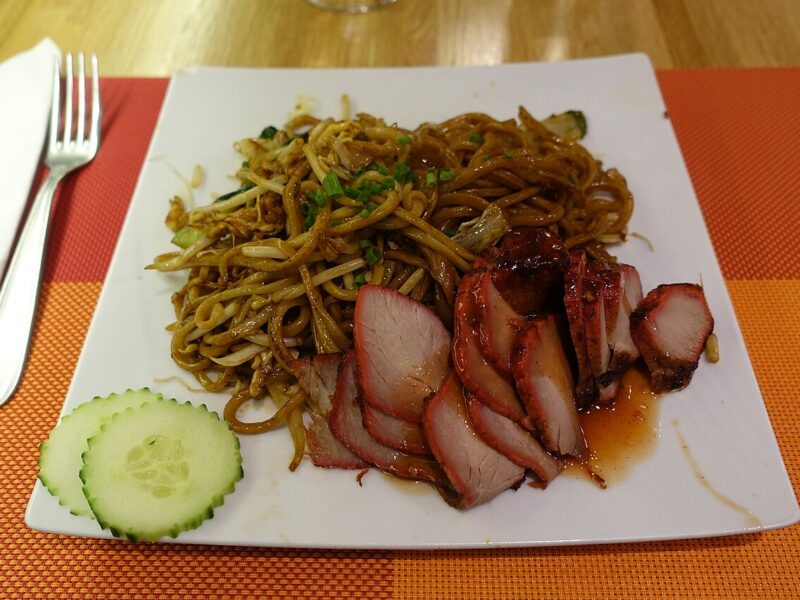 Ginger Pork Stir-Fry Noodles