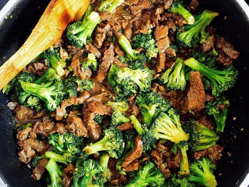 Hoisin Pork Broccoli Skillet