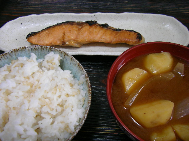 Miso Butter Salmon Skillet
