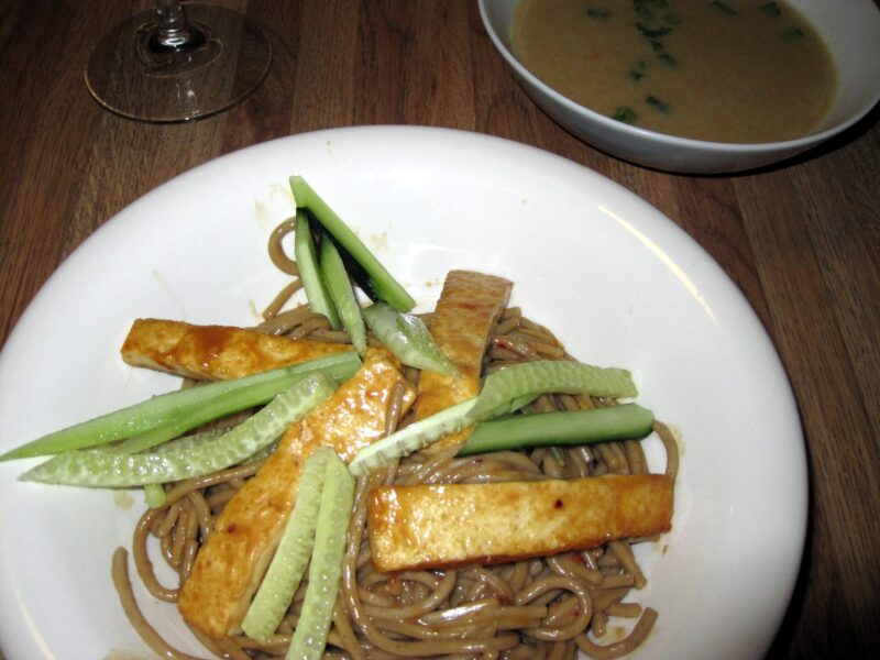 Thai Peanut Noodle Skillet