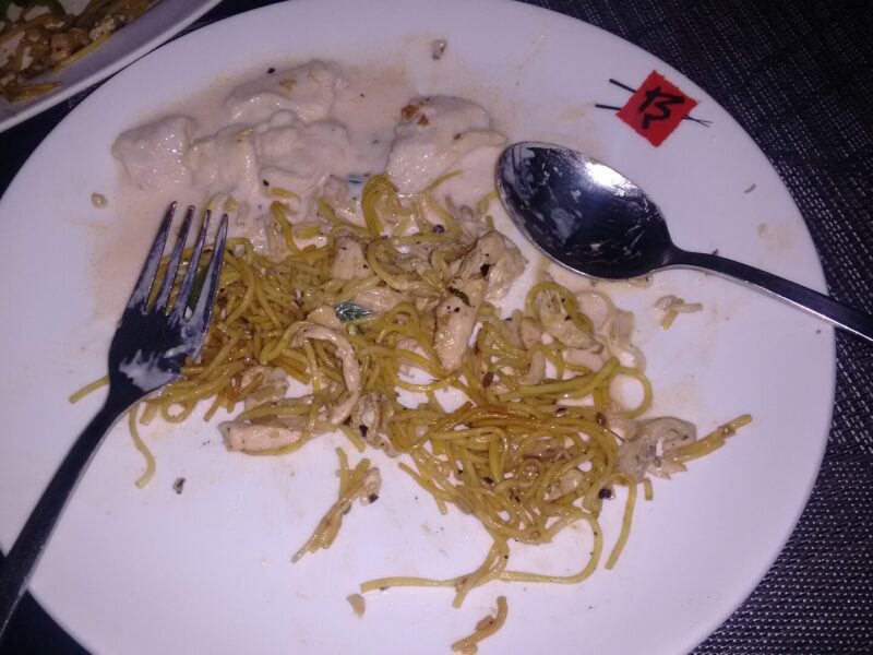 Skillet Chicken Pot Pie Pasta
