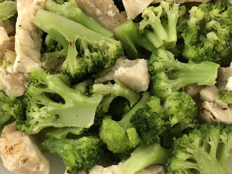 Skillet Chicken Alfredo Broccoli